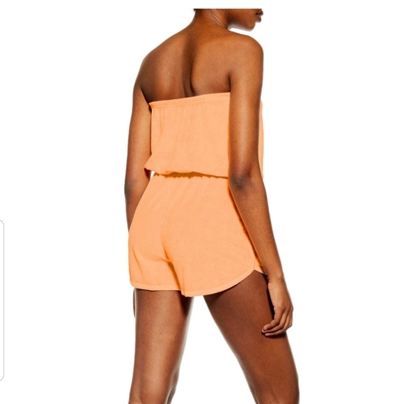 🎉HP🎉Peach Topshop Romper - Picture 3 of 4